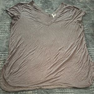 V-Neck Black Women's Top